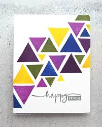 Card Making Easy Birthday Card Drawing Ideas 10 Minute Card Challenge New Versafine Clair Inks Paper Craft Greeting Cards Birthday Card Drawing Creative Birthday Cards