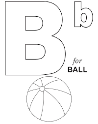 Includes images of baby animals, flowers, rain showers, and more. B For Ball Coloring Pages Abc Coloring Alphabet Coloring Letter B Coloring Pages