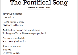 For this writing exercise, you might try rhyming because this is something that is traditionally done in lyrics. Slate On Twitter Build Your Own National Anthem With Our National Anthem Generator Http T Co Svrcyhlpkf Http T Co Xlse5zxnyl