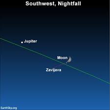 Moon Approaching Jupiter On June 29 Sky Archive Earthsky