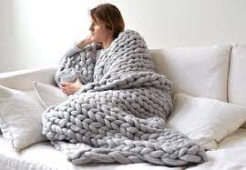 I will totally preface this by saying i am so not a pro at these blankets yet by any means haha but i do love the way they come out and. Handmade Chunky Knit Blanket Grabone Nz