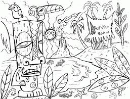 Coloring page mermaid by the sea playing music with her guitar. Coloring Pages For Hawaii Beaches Coloring Home