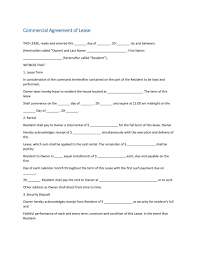26 free commercial lease agreement templates templatelab