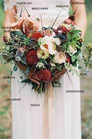 Please note, any of these flower colors may be hand A Just Picked Bouquet Of Summer Blooms In Marsala Chic Vintage Brides