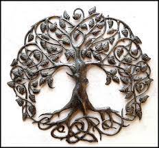Tree Wall Hanging Tree Of Life Tree Metal Wall Art Metal Etsy Haitian Metal Art Outdoor Metal Art Metal Tree Wall Art