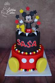 Mickey Mouse Cake By Zaklina Mickey Mouse Cake Mickey Mouse Birthday Cake Mickey Cakes
