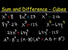 The gold level worksheets has more complex questions requiring both simplifying like terms and common factoring. Factoring Sums And Differences Of Perfect Cubes Youtube