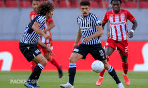 Τρίποντο με κορυφαίο τον πασχαλάκη. Olympiakos Paok Live Paok