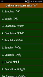 The social security administration (ssa) compiles a list of the most popular baby names over the past 100 years. Telugu Baby Names Pour Android Telechargez L Apk
