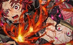 Otro fondo de pantalla animado totalmente gratuito que merece la pena probar es wavero. Download Wallpapers Nezuko Kamado Tanjirou Kamado Fire Manga Kimetsu No Yaiba Battle Tanjirou And Nezuko For Desktop With Resolution 1920x1200 High Quality Hd Pictures Wallpapers