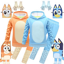 There are tons of great resources for free printable color pages online. Hot Sale Halloween Costume Lovely Bluey Bingo Anime Cosplay Clothings Carnival Party Long Sleeve Trousers Mask Gloves For Kids Boys Costumes Aliexpress