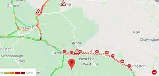 The westbound carriageway has reopened but eastbound remains closed, police said. Recap Serious Crash On A27 At Beddingham Roundabout The Argus
