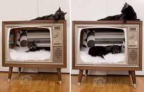 the vintage television set diy cat bed stylish cat bed diy pet bed