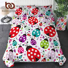 Find great deals on ebay for ladybug bedding. Beddingoutlet Ladybug Kids Bedding Set Colorful Insect Comforter Cover Polka Dot Bedclothes Floral Cartoon Bed Sets Drop Ship Bedding Sets Aliexpress