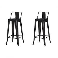 An exquisite mosaic bistro table in beige, gold and brown tones made from natural stone. Set Of 2 Industrial Bar Stools H76 Seated Color Black Collection Retro