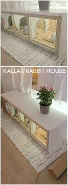 Very Attractive Rabbit House Don T Know A Thing About Having Them As Pets But I Do Know They Are Wonderfully Cute Hasen Haus Kallax Ikea Ideen