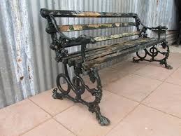 antieke gietijzeren tuinbank antique cast iron garden bench tuinbank antiek gietijzer
