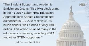 Nsta Legislative Update Senate Passes Bill To Fund Fy2017