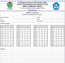 Lembar jawaban pilihan ganda 100 soal doc. Contoh Soal Homonim Pilihan Ganda Surat R