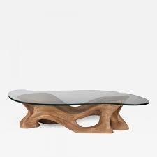 Modern natural wood coffee table. Amorph Amorph Crux Coffee Table Organic Design Natural Finish
