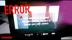 Really this is the worst message any photographer could have! Sd Card Error Cannot Access Or Format Solution On Mac Youtube
