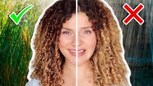 You can always just go out and brave the humidity and embrace the waves that form in your hair if the curls decide to loosen up. Best Humidity Proof Curly Hair Styling Technique Youtube