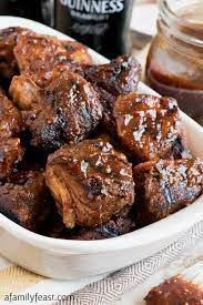 Guinness Barbecued Pork Tips - A Family Feast®