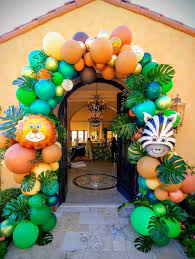 Free shipping available on many items. Balloon Walls Balloon Tunnels Safari Theme Birthday Party Safari Birthday Party Jungle Theme Birthday Party