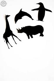 Black And White Photos Of Animals In Shadows Shadow Puppets Printable Animal Shadow Puppets Activity For Kids