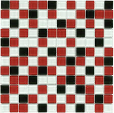 Glass Mosaic Tile Backsplash Red Black 1x1 Mosaic Tile Backsplash Glass Mosaic Tile Backsplash Glass Mosaic Tiles