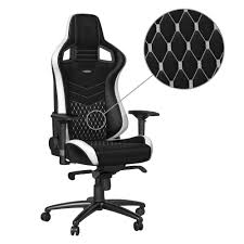 Noblechairs Epic Gaming Chair Black White Micro Center