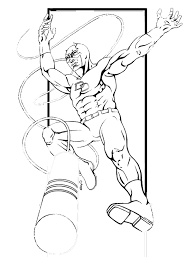 Printable Coloring Pages Daredevil Superheroes Super Coloring Pages Coloring Pages Marvel Coloring