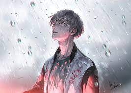 List of ten emotional anime which will surely make you tear up. Hd Wallpaper Anime Boy Cat Raining Scenic Sad Loneliness Wallpaper Flare