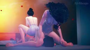 AI Shoujo Kenzo fucks Japanese beauties Celine & Okabe in realistic  THREESOME sex UNCENSORED watch online