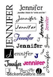 Google Image Result For Http Www Stickersgalore Com I Products 0000 036 36930 300x300 1 Jpg Creative Lettering Jennifer Name Lettering