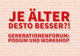 Aber ab wann genau ist man denn nun alt, ab dem 50. Generationenforum Je Alter Desto Besser Und Das Generationentandem