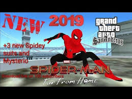 ᵖᵉᵗᵉʳ ᵖᵃʳᵏᵉʳ ʰᵉʳᵉ ᵗᵒ ᵖᶦᶜᵏ ᵘᵖ ᵃ ᵖᵃˢˢᵖᵒʳᵗ ᵖˡᵉᵃˢᵉ. New Gta San Andreas Spider Man Far From Home Official Skin Pack Download Link 2019 Youtube