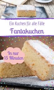 So Geht S Einfacher Fantakuchen Vom Blech Rezept Fantakuchen Fantakuchen Rezept Kuchen Und Torten