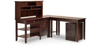 Oak Express Montego 4 Pc Desk Set Ds Pkmno4d Rowe Furniture Dream Desk Furniture