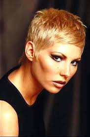 How to style curly hair with gel. Very Short Hairstyle Gel Blonde