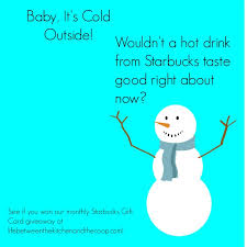 Maybe you would like to learn more about one of these? December Starbucks Gift Card Winner