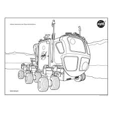 See more ideas about coloring pages, space coloring pages, planet coloring pages. Space Exploration Vehicle Coloring Sheet Nasa Collaboration Paper Craft Canon Creative Park