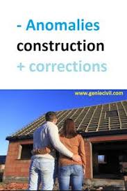 Exemple D Anomalies Chantier Batiment Avec Les Corrections En 2020 Genie Civil Chantier Batiment