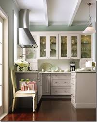 These Cabinets On Back Wall All The Way Across With A Metal Shelf Under These But Above Stove Martha Stewart Living Kitchen Home Martha Stewart Kitchen
