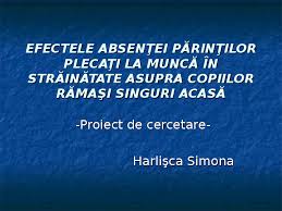 Un copil a fost ranit; Ppt Efectele AbsenÅ£ei PÄƒrinÅ£ilor PlecaÅ£i La MuncÄƒ Simona Harlisca Academia Edu