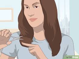 Drag your fingers down your hair, until you reach a point slightly above where you want to cut your hair. How To Cut Long Hair Short 14 Steps With Pictures Wikihow