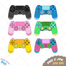 Playstation 4 Controller Clipart Is In At My Etsy Shop Gaming Png Jpg Ps4 Controller Clipart For Tee Shirts Printables Signs Clip Art Sticker Sign Party Card