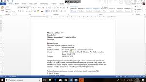 Contoh surat lamaran kerja doc / docx (microsoft word) surat lamaran kerja januari 06, 2020 21:59 contoh surat kelebihan menggunakan format doc ini karena lebih leluasa untuk diubah, apalagi jika ada kesalahan dalam susunan kata dalam surat lamaran kerja yang anda buat. Cara Membuat Surat Lamaran Kerja Dengan Microsoft Office Word 2013 Youtube