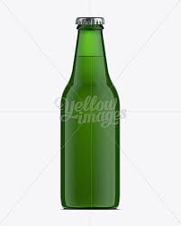 Blonde beer bottle & glass mockup to showcase your beer branding design in a photorealistic look. 330ml Vishy Green Glass Beer Bottle Mockup In Bottle Mockups On Yellow Images Object Mockups Beer Glass Bottle Mockup Beer Bottle