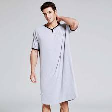 Size measurement (all size) pundak : 2020 Pria Baju Tidur Panjang Nightshirt Lengan Pendek Baju Tidur Malam Kaos Lembut Nyaman Longgar Baju Tidur Pria Pakaian Rumah 3 Tidur Tops Aliexpress